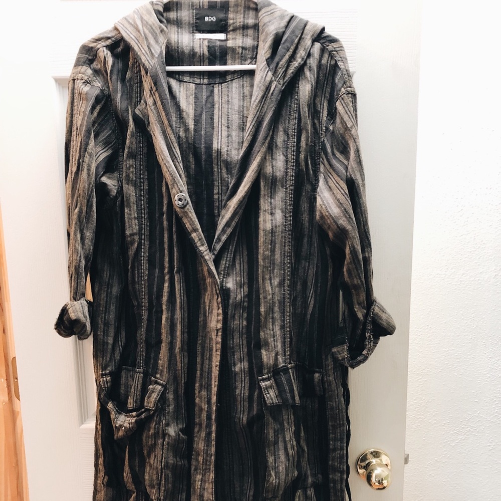 BDG Long Hooded Jacket